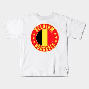 Belgium Brussels Kids T-Shirt